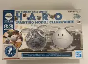 BANDAI HAROPLA GUNDAM BASE LIMITED HARO PAINTING MODEL CLEAR ＆ WHITE