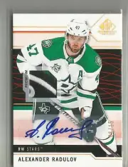 2018-19 UD SP Game Used Alexander Radulov Auto Autograph Jersey Patch #ed 6 / 15