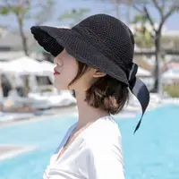 在飛比找momo購物網優惠-【Acorn 橡果】韓系編織防曬遮陽帽漁夫帽沙灘帽紳士帽18