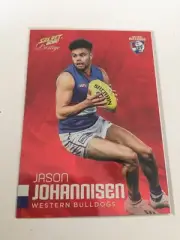 2020 Select Prestige AFL Red Parallel JASON JOHANNISEN WESTERN BULLDOGS #07 LOW