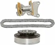KANGYEBAIHUODIAN Camshaft Adjuster Unit + Tensioner + Timing Chain Fit for Audi A3 A4 Passat Jetta Golf Eos BPY 2. 0 FSI/TFS 06F109088J 06D109229B