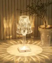 Crystal Touch Table Mood Lamp (Rechargeable)