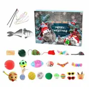 24 Days Cat Toy Christmas Advent Calendar Funny Countdown Calendar Pet Gift AU