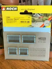 Noch HO 13352 Villas Fence "Berlin", laser-cut, New with Original Package