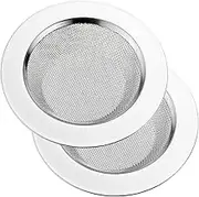 Drainage Filter, 75mm Stainless Steel Sink Filter, 2 Pcs Fine Mesh Sink Strainer for Kitchen Bathrooms