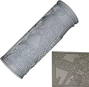 Clay Rolling Pin - Rolling Pin Clay Roller Textured Modeling Pattern | Crafting Supplies, Arts & Crafts Stamps with Bird Bee Whale Pattern, Pottery Tools for Pottery Ceramics