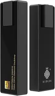 S9 PRO Balanced & Single-Ended Mini HiFi DAC & AMP, 768kHz/32Bit, DSD512 Portable Audio Decoding Amplifier for iPhone iPod Android PC with Windows/Mac OS/iOS/iPad OS System (Black)