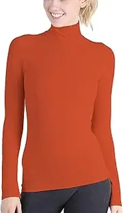 [NIKIBIKI] Womens Seamless Mock Neck Long Sleeve Top