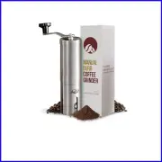 Manual Coffee Grinder with 18 Adjustable Settings - Ideal for Camping & Espresso