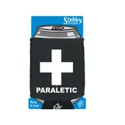Paraletic - Funny Novelty Stubby Holder With Base