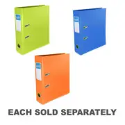 Bantex Lever Arch File 70mm A4 Fruit Colours Unique Reinforced Lower Edge