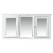 OC Classique 1500mm 2 Door Mirror Cabinet Plywood & MDF