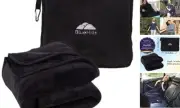 Premium Soft Tall Travel Blanket Pillow Airplane Flight Blanket Long 70 X 48