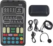 I9 Pocket Voice Changer[2022], Portable Mini Sound Card Multifunction Recording Equipment Set, or Computers, Phones, Tablets and Gaming Anchor (English Version)