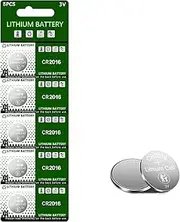 CR2016 3V Lithium Battery Coin Cell 3V Button Battery Long Lasting CR 2016 Compliant with Coin Battery Safety Standards 2020