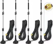 4x RP-SMA Male Antenna For ASUS TP-Link Fenvi Rosewill Gigabyte Wireless Router