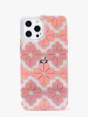 tonal spade flower iphone 13 pro max case