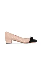 Ferragamo Vara Q Quilted Leather Pumps