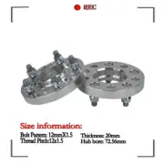 2PC 20mm 5stud Wheel Spacers ,For BMW 1 3 5 6 7 8 E36 E46 E90 Z3 Z4 Z8 X1 Series (for: BMW)