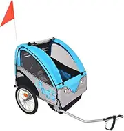 Kids Bicycle Trailer, Bike Child Trailers, Load Capacity 30 kg, Sporting Outdoor Cycling Bicycle Trailers