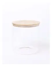 [The Cooks Collective] Glass Jar with Bamboo Lid