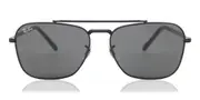 Ray-Ban RB3636 New Caravan 002/B1 Men's Sunglasses Black Size 55