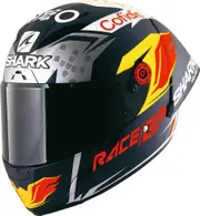 Shark Race-R Pro Gp Replica Oliveira Signature Helmet, blue-silver, Size XS for Men Blue Silver