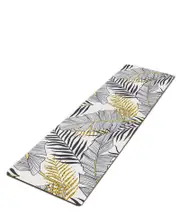 Non-Slip Home PVC Anti-Oil Waterproof Floor Mat Door Mat Kitchen Mat Leaf
