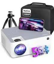 Fangor F-506 Multimedia Projector Bluetooth 1080P Wi-Fi-Bundle-Brand New