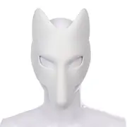 Unisex Anime Fox Unpainted Mask Demon Slayer
