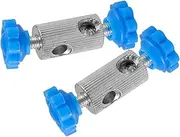 HEALEEP 2pcs Laboratory Stand Clamps Heavy Duty Grip Holders for Lab Equipment Support Clamps for Secure Attachment to Lab Stands for Research and Educational Use