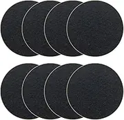 8 Pack Kitchen Compost Bin Charcoal Filter Replacements, Compost Pail Replacement Carbon Filters 7.25 inch, Round
