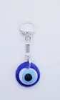 Turkish Greek Mati Evil Eye Glass KeyChain Bag Charm Eye Keyrings 100% Handmade