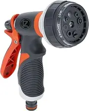 Garden Hose Spray Gun, 8 Adjustable Watering Patterns Car Showers Sprayer Nozzles with Thumb Switch,Multi Spray Gun
