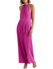 [David Lawrence] Alessandra Jumpsuit in Pink