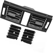 Pizgear Air Conditioning A/C Vent Grille Outlet Cover Panel, for, W204 C Class 180 200 220 230 260 300 350 2007-2011 LHD RHD Air Vent Outlet(Black Middle-Model A)