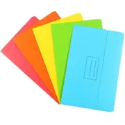 Bantex Document Wallet 230Gsm Foolscap Assorted Pack 10