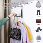 Door Hook Door Storage Space-saving Clothes Rack Laundry Hanger Hook for Bedroom