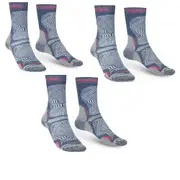 [Bridgedale] Women's Hike Ultralight T2 Coolmax Socks (Dark Denim) - S