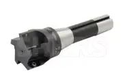 SHARS 2" 90° INDEXABLE FACE END MILL R8 ARBOR 5FL APKT CERTIFICATE P[