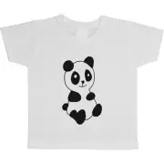 'Cute Panda Bear' Children's / Kid's Cotton T-Shirts (TS015523)