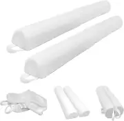 Foldable Sandwich Mesh Fabric Bed Bumpers for Toddlers Safety Foam Bed Rail for