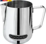600Ml Milk Frothing Thermometer Espresso Coffee Pitcher Measurements inside for