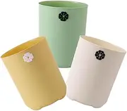 BUGUUYO 3pcs Cartoon Trash Can Desk Trash Can Table Waste Bin Office Trash Can Living Room Trash Can Waste Bucket Waste Paper Basket Desktop Trash Can Garbage Container Waste Basket