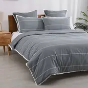 Jason Calista Granite Quilt Cover Set or European Pillowcases