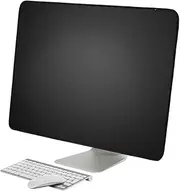 [Yrzper] Monitor Cover Compatible with Apple iMac 27 Inch and 21.5 Inch Dust Monitor Case Screen Protector Black 21.5 Inch