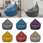 Soft Comfy Seat Lazy Lounger Chair Sofa Cover Large Bean Bag Snugly Gamer Chair
