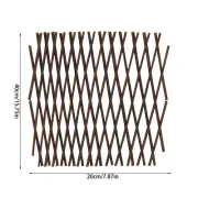 Garden Trellis Expanding Retractable Wooden Fence Plant Support Climbing Lattice