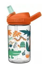 Camelbak Eddy + Kids .4L Water Bottle JUNGLE ANIMALS plus