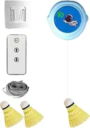 Badminton Rebound Trainer, Elastic Badminton Trainer, Adjustable Badminton Kit, Badminton Exercise Equipment, Solo Practice Trainer, Family Badminton Training, Badminton Practice Kit